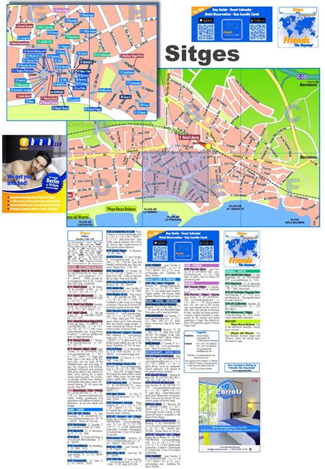 Sitges Gay Map 2025